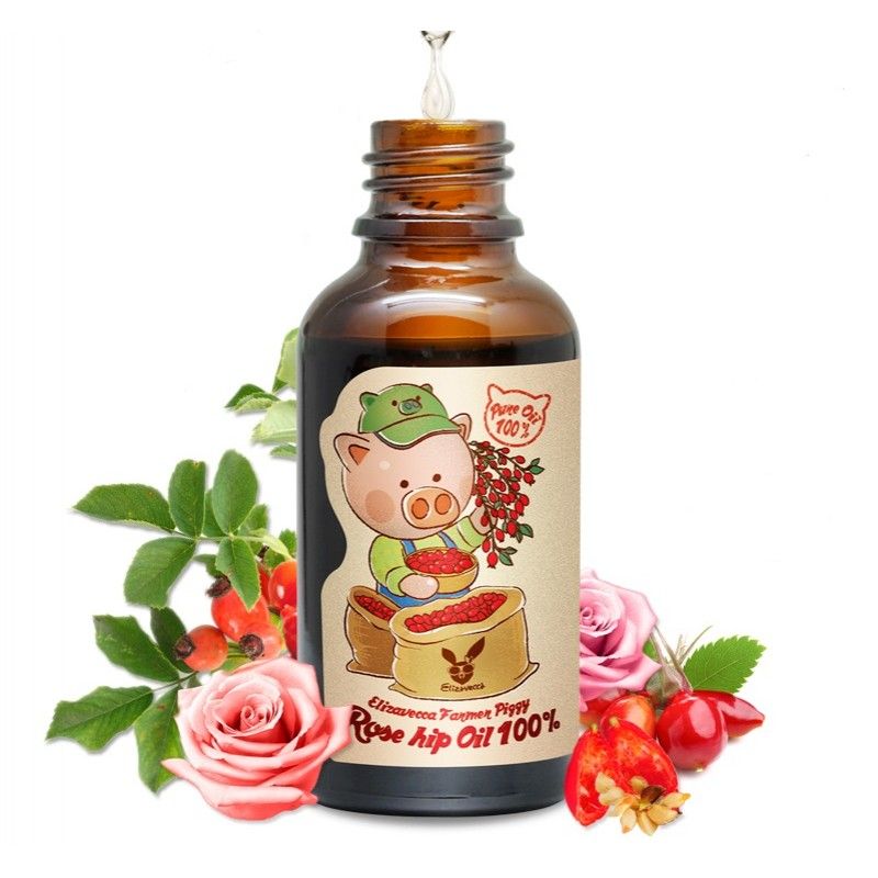 Сыворотка с маслом шиповника 100% Elizavecca Farmer Piggy Rose Hip Oil 100%
