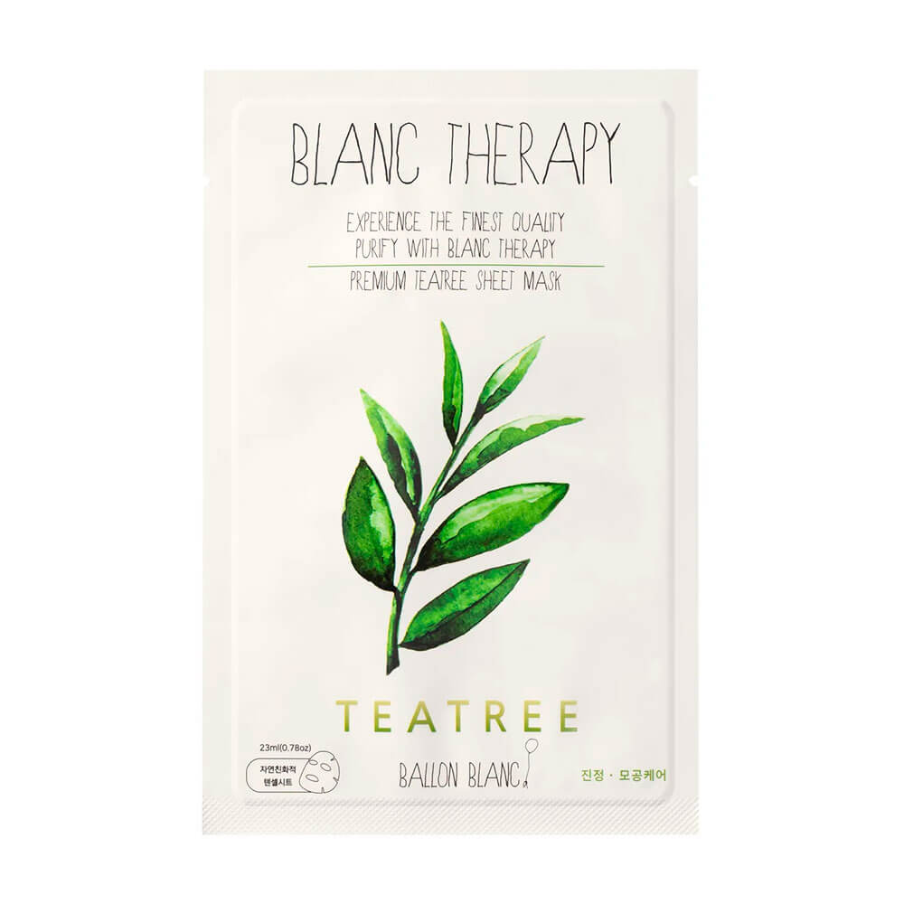 Маска для лица из натурального нетканого материала BALLON BLANK Sheet Mask