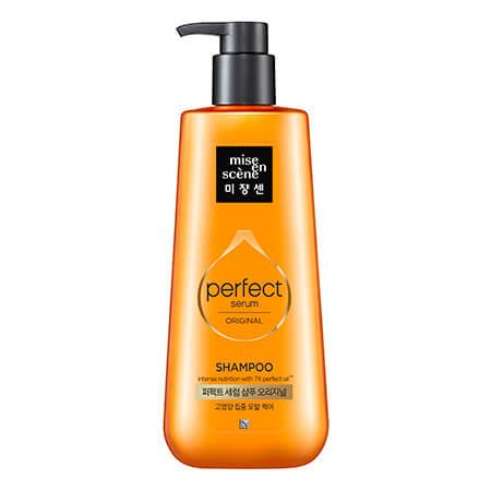 Питательный шампунь для поврежденных волос Mise-en-scene Perfect Serum Shampoo