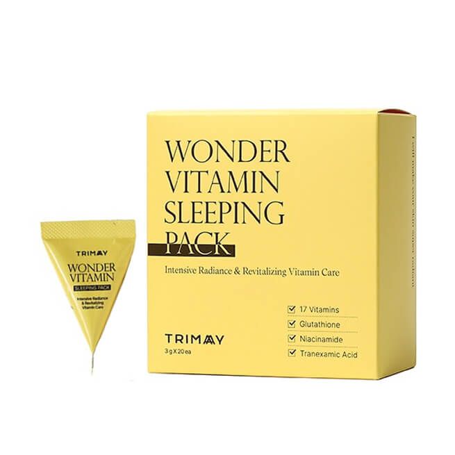 Ночная маска для сияния кожи с витаминами TRIMAY C-vita Complex и ниацинамидом Wonder Vitamin Sleeping Pack