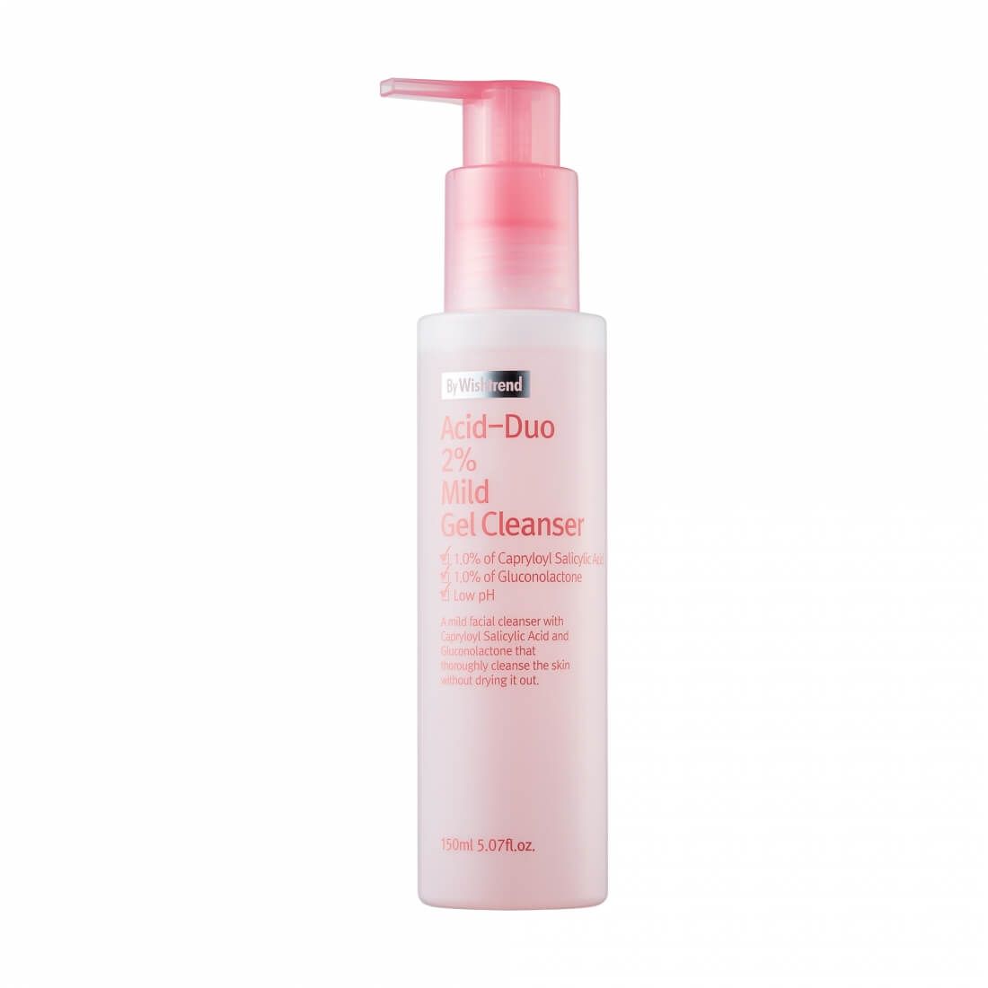 Мягкий слабокислотный гель для умывания By Wishtrend Acid-duo 2% Mild Gel Cleanser