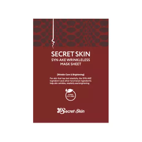 Маска для лица тканевая со змеиным ядом SECRETSKIN SYN-AKE WRINKLELESS MASK SHEET