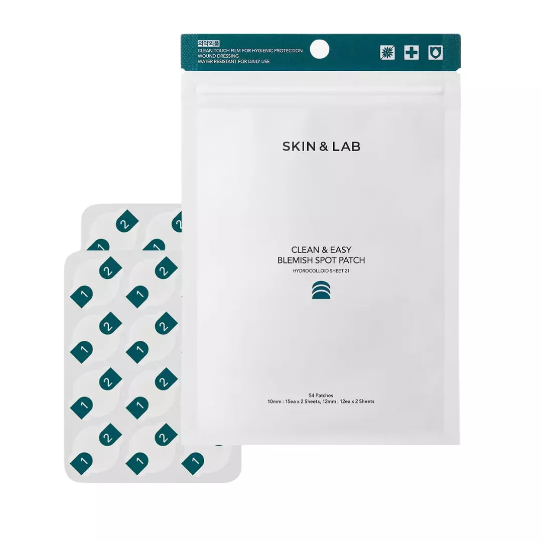 Лечебные противовоспалительные пластыри Skin&Lab Clean&Easy Blemish Spot Patch